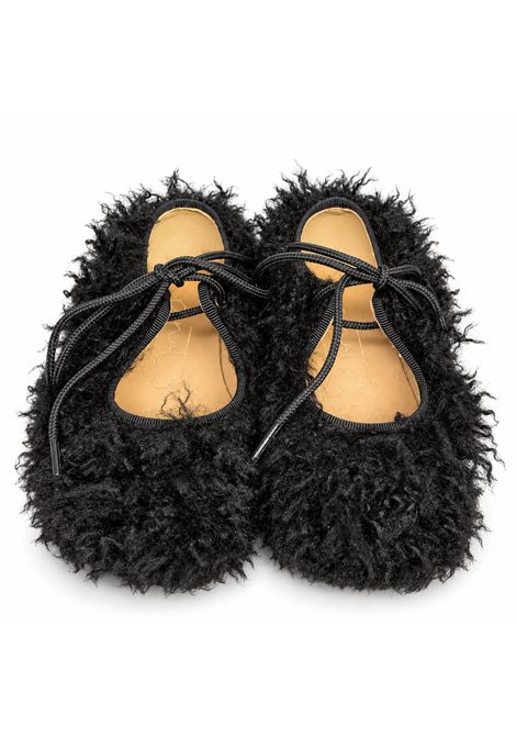 Ballerine in ecopelliccia ELI 1957 | 1553PIEL FUR MARABA NEGRO